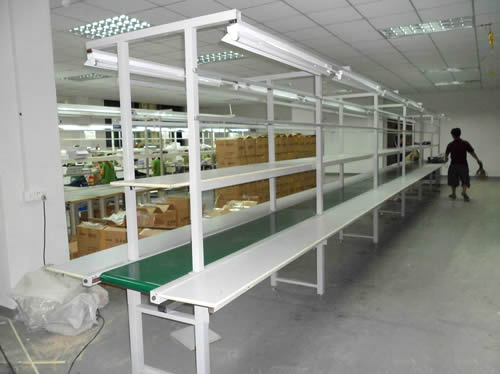 铁材长条台流水线